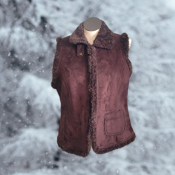 Faux Suede Vest - Picture 1 of 4